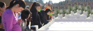 Employees beam signing at Lucile Packard Children's Hospital Stanford