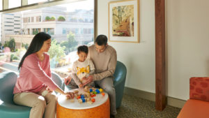 Family playing