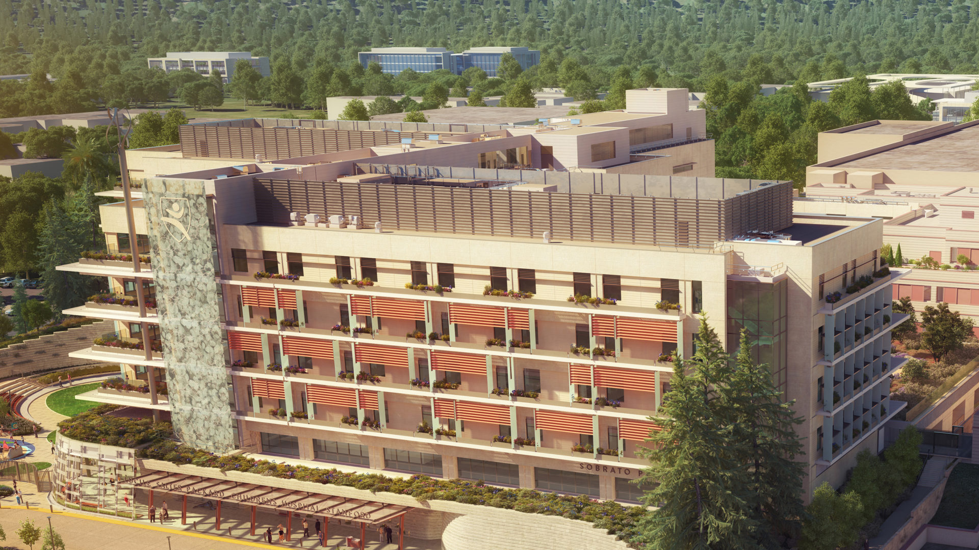 newbuildingaerial2stanfordchildrens Stanford Medicine Children’s