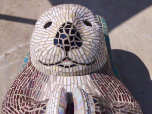 Sea otter mosaic